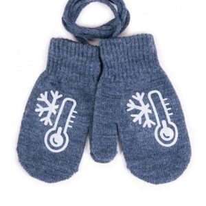 Vaikiškos pirštinės - Yoclub RED-0236C - Mėlynos (12 cm)