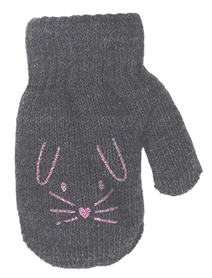 Vaikiškos pirštinės - Rak R-115DB - Pilkos (10 cm)