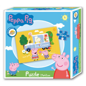 Peppa Pig dėlionė – Ledų furgonas (50 detalių)