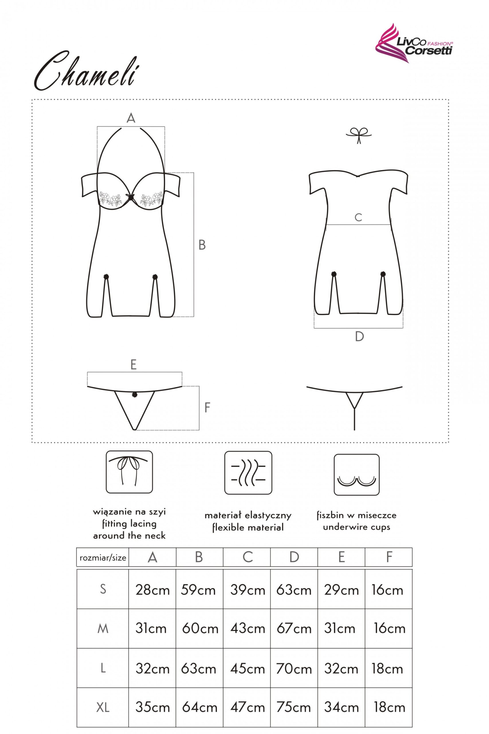 Seksuali suknelė – Livco Corsetti Chamel - Image 3
