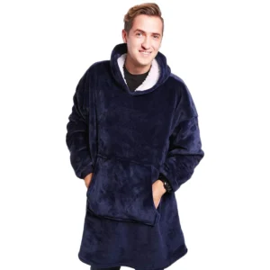 Šiltas pledas-džemperis - Huggle 2IN1 15910_G Blue