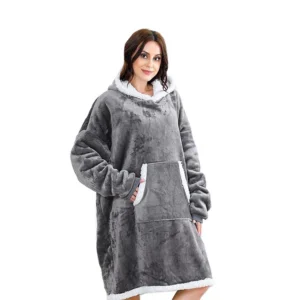 Šiltas pledas-džemperis - Huggle 2IN1 24558_SZ Grey