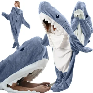 Šiltas pledas-džemperis - Huggle 2IN1 24559_M Shark